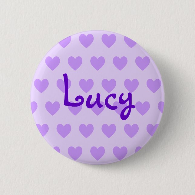 Lucy in Lila Button (Vorderseite)