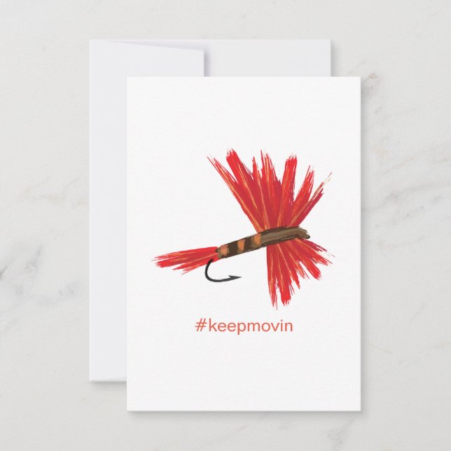 Lucy Keepmovin Flat Card Karte (Vorderseite)