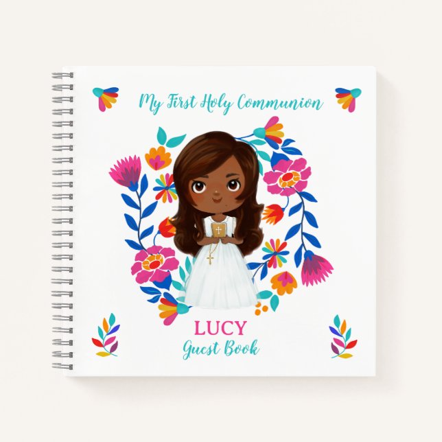 LUCY libro de firmas Primera Comunión Notizbuch (Vorderseite)