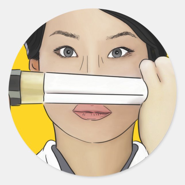 Lucy Lu Kill Bill Sticker (Vorderseite)