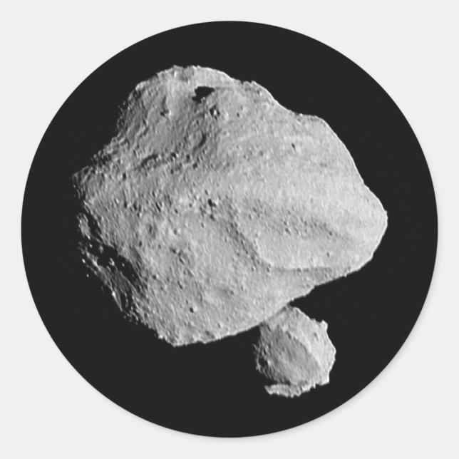 Lucy Mission Dinkinesh Binary Asteroid Runder Aufkleber (Vorderseite)