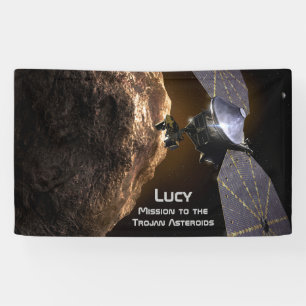 Lucy Mission to Study Trojan Asteroids Banner