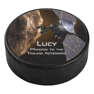 Lucy Mission to Study Trojan Asteroids Eishockey Puck