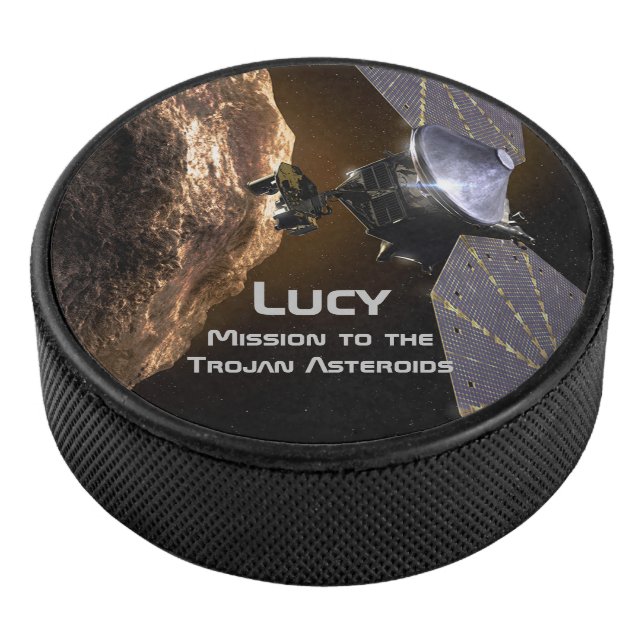 Lucy Mission to Study Trojan Asteroids Eishockey Puck (3/4)