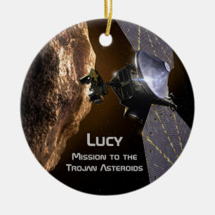 Lucy Mission to Study Trojan Asteroids Keramik Ornament