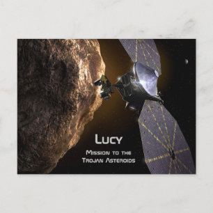 Lucy Mission to Study Trojan Asteroids Postkarte