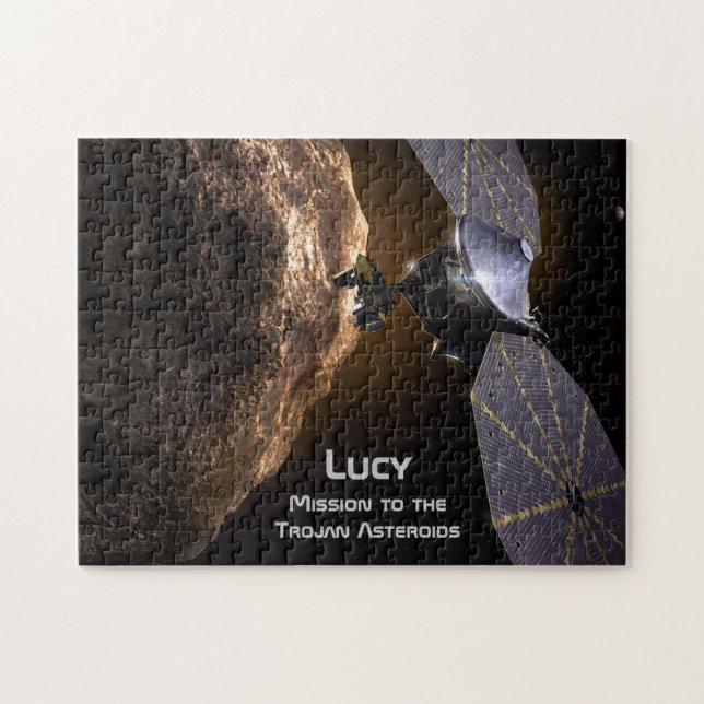 Lucy Mission to Study Trojan Asteroids Puzzle (Horizontal)