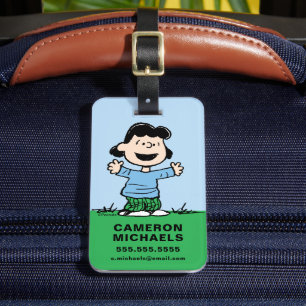 Lucy mit Waffen weit Gepäckanhänger