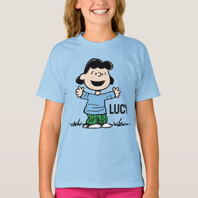 Lucy mit Waffen weit T-Shirt (Vorderseite)
