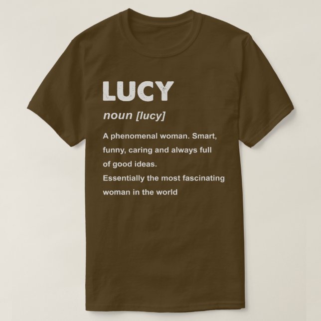 Lucy Name T-Shirt (Design vorne)