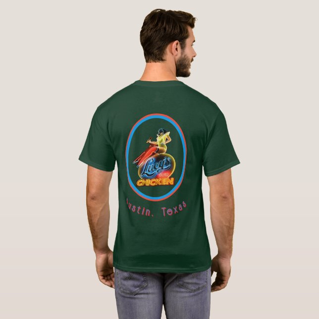 Lucy's Chicken T-Shirt (Schwarz voll)
