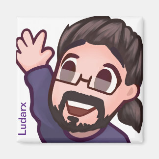 Ludarx | Hi | Kühlschrank Magnet v2