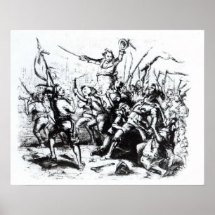 Luddite-Aufständischer, 1811-12 Poster