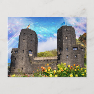 Ludendorff Bridge bleibt in Erpel, Remagen Postkarte