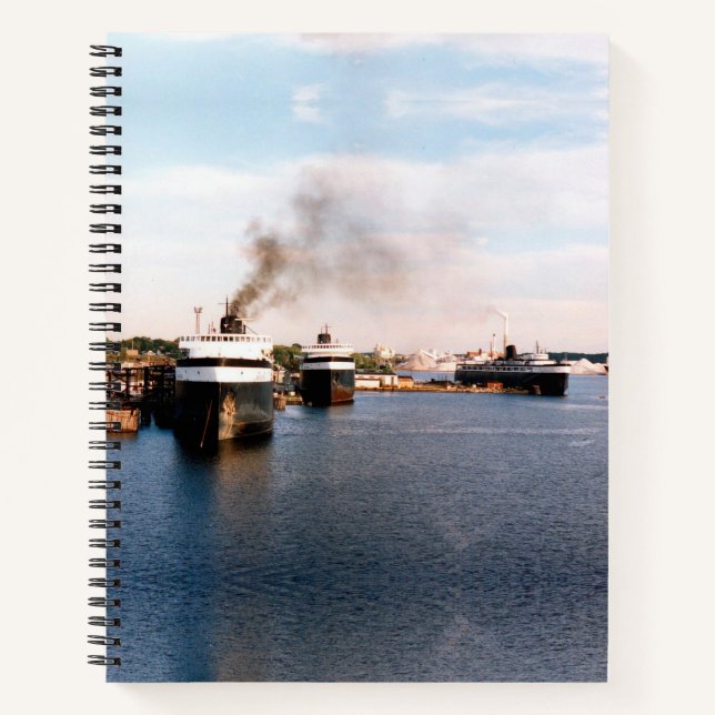 Ludington Car/Rail Ferries Notebook Notizbuch (Vorderseite)