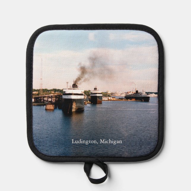 Ludington Carferries Potwarenhalter Topflappen (Vorderseite)