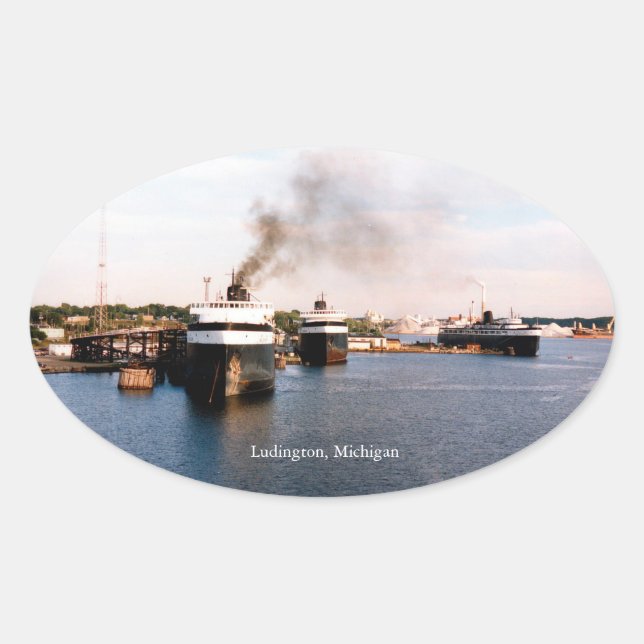 Ludington Ferries Aufkleber (Vorderseite)