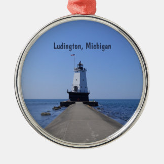 Ludington Leuchtturm Ornament Aus Metall