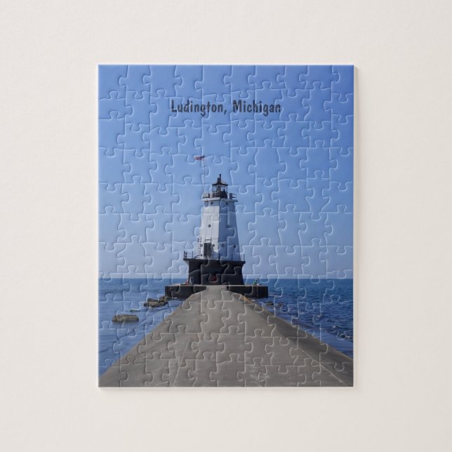Ludington Leuchtturm Puzzle (Vertikal)
