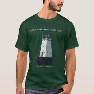 Ludington Nordwellenbrecher-Lichtdunkelheits-Shirt T-Shirt
