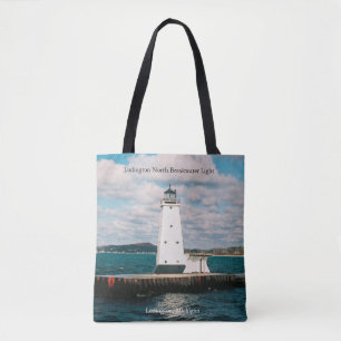 Ludington North Breakwater Light auf der ganzen Ta