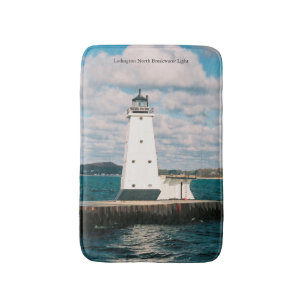 Ludington North Breakwater Light Bade Badematte