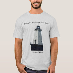 Ludington North Breakwater Light Light Light Light T-Shirt