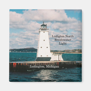 Ludington North Breakwater Light Magnet