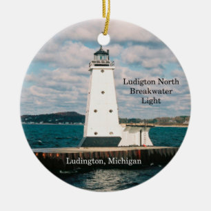 Ludington North Breakwater Light Ornament