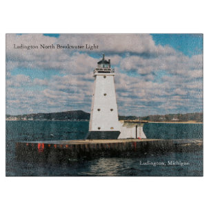 Ludington North Breakwater Light Schneide Schneidebrett
