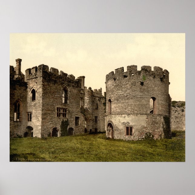 Ludlow Castle I, Shropshire, England Poster (Vorne)