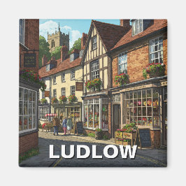 Ludlow England Travel Magnet