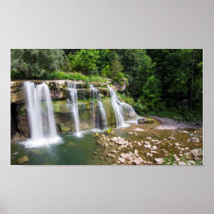 Ludlowville Falls, Ludlowville, New York Poster