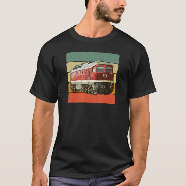 Ludmilla Diesel Lokomotive Ostdeutschland Br 130 R T-Shirt (Vorderseite)