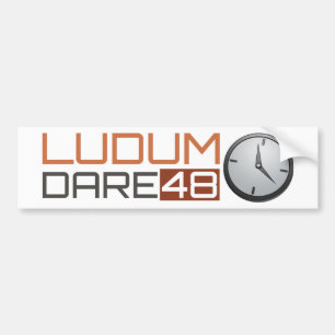 Ludum Herausforderungs-glänzende Uhr Autoaufkleber