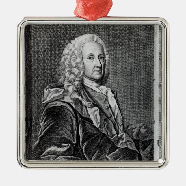 Ludvig Holberg Ornament Aus Metall (Vorne)