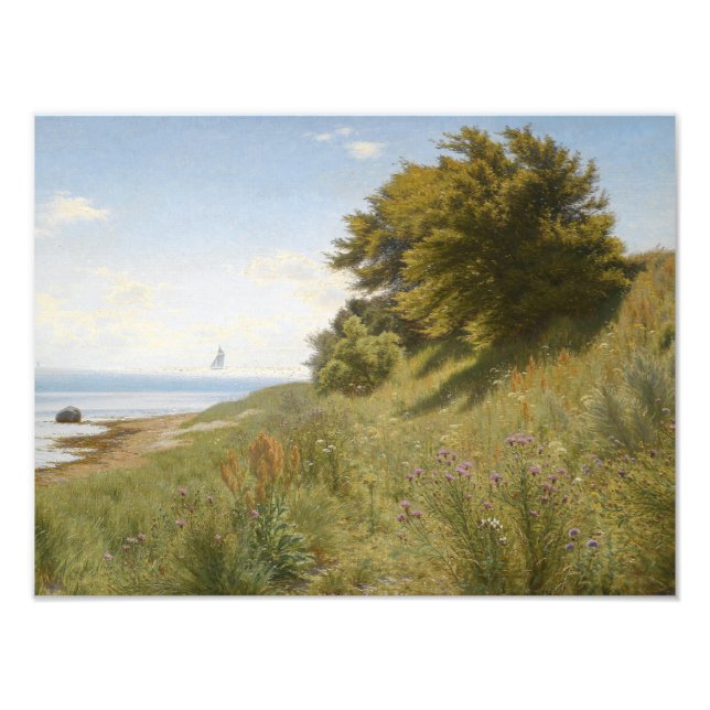 Ludvig Kabell - Sommertag am Meer Fotodruck (Vorne)