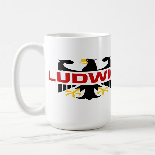 Ludwig-Familienname Tasse (Links)