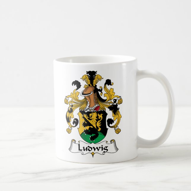 Ludwig-Familienwappen Kaffeetasse (Rechts)