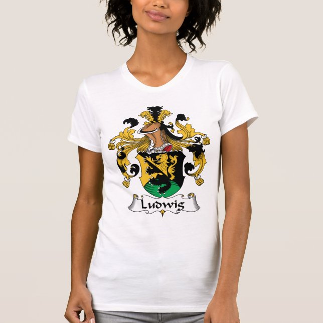 Ludwig-Familienwappen T-Shirt (Vorderseite)