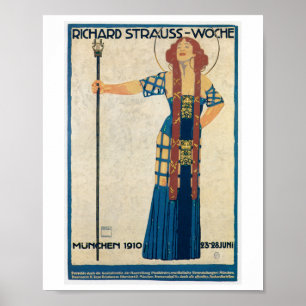 LUDWIG HOHLWEIN VINTAGE WERBUNG POSTER 1910
