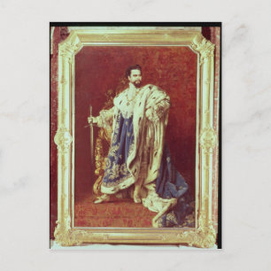 Ludwig II 1887 Postkarte