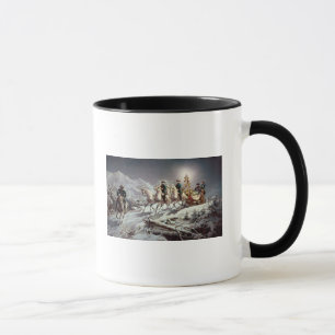 Ludwig II von Bayern Sleighing nachts Tasse