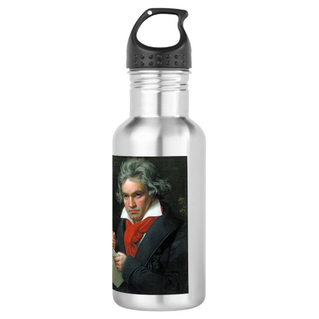 Ludwig van Beethoven 1820 Edelstahlflasche (Vorderseite)