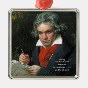 Ludwig van Beethoven 1820 Ornament Aus Metall