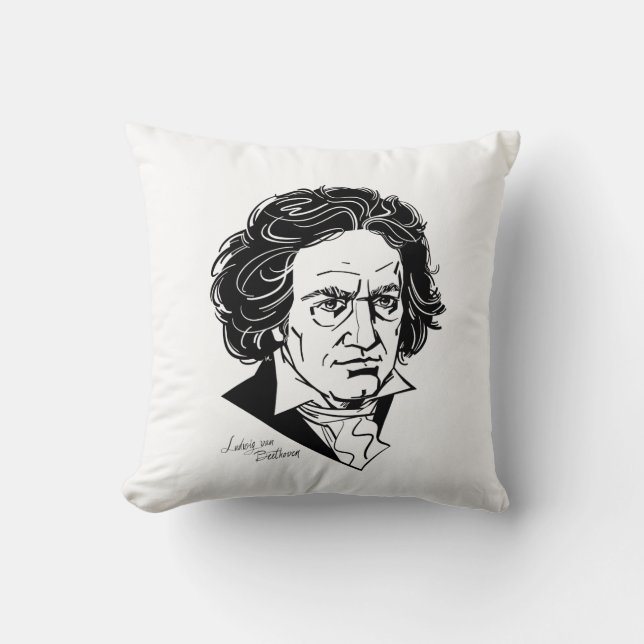 Ludwig van Beethoven Kissen (Vorderseite)
