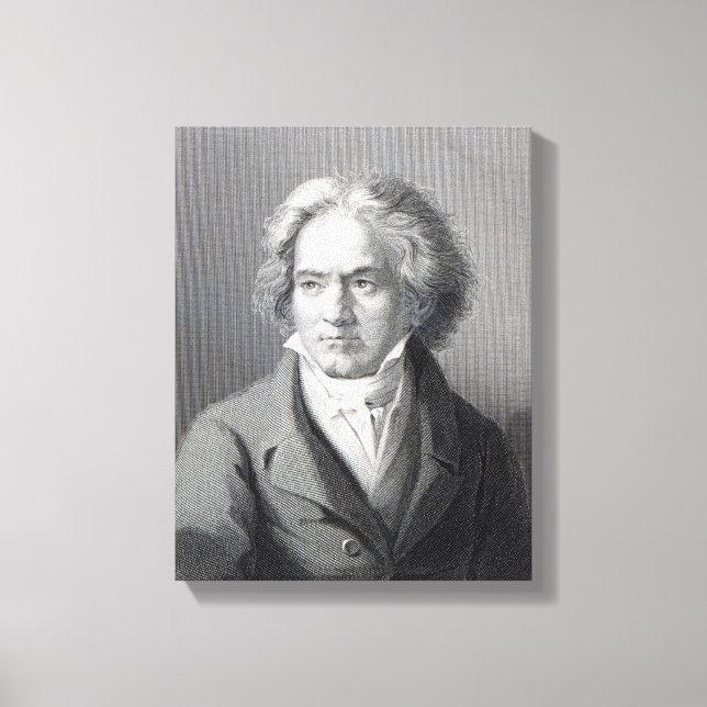 Ludwig van Beethoven Leinwanddruck (Vorderseite)
