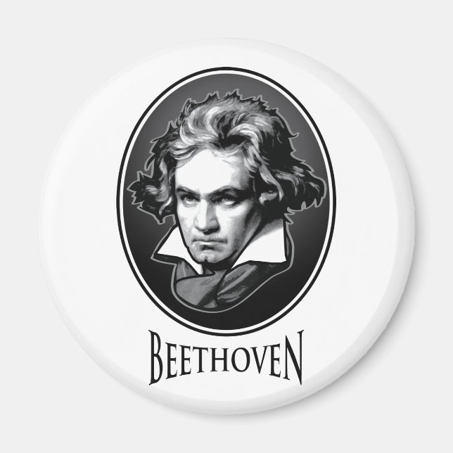 Ludwig van Beethoven Magnet (Vorne)