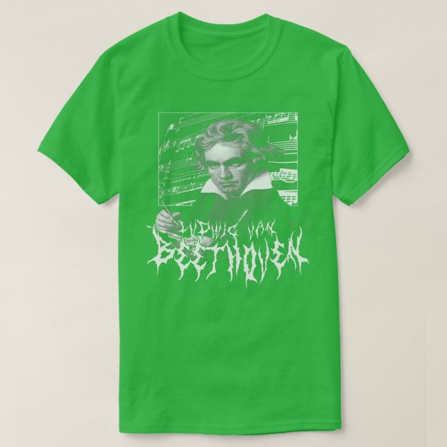 Ludwig Van Beethoven Metal T-Shirt (Design vorne)