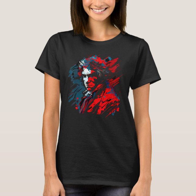 Ludwig van Beethoven Music German Composer T-Shirt (Vorderseite)